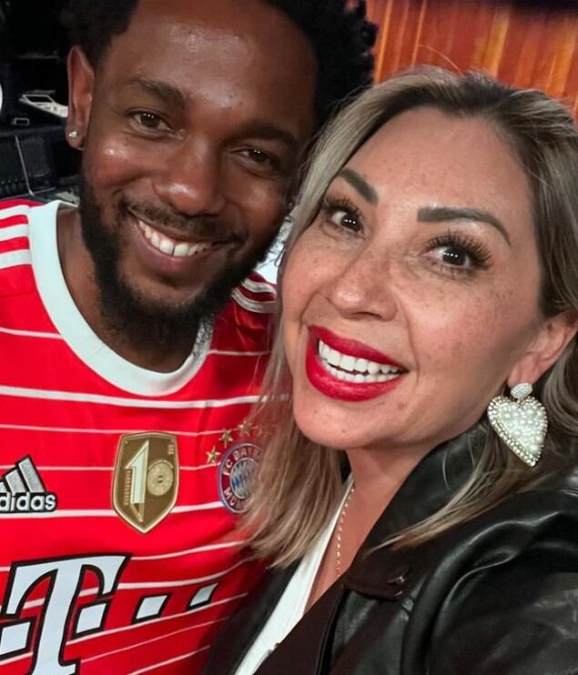 Deyra Barrera y Kendrick Lamar