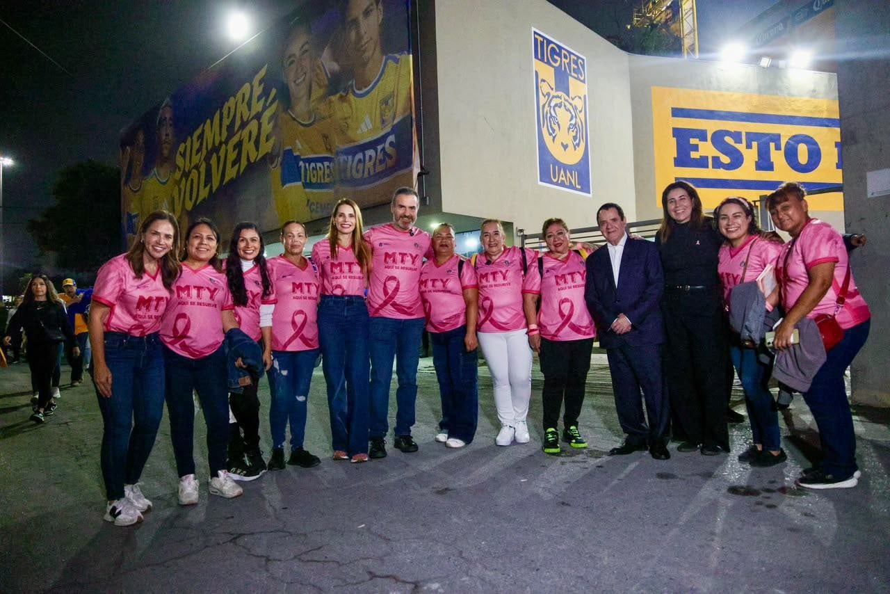 Tigres reconoce a sobrevivientes de cáncer de mama