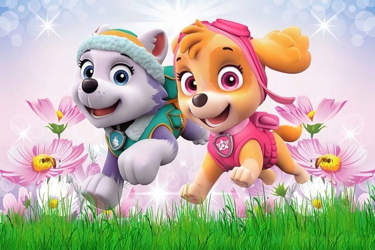 Fondos de pantalla de Skye y Everest de Paw Patrol para computadora