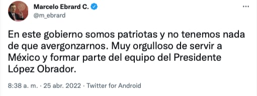Marcelo Ebrard defiende a AMLO de Donald Trump