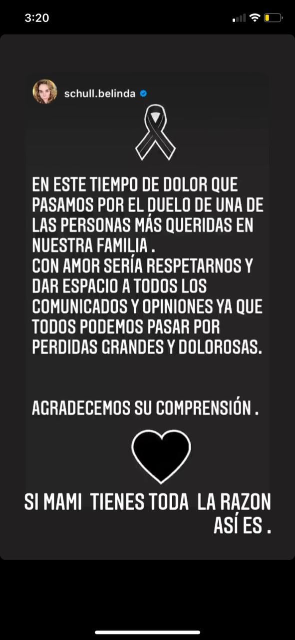 Belinda reacciona a comunicado de Christian Nodal