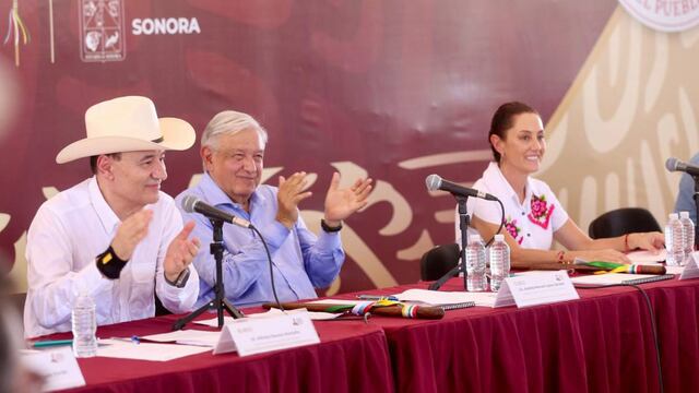 AMLO, Alfonso Durazo y Claudia Sheinbaum