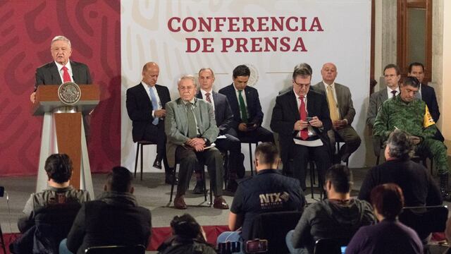 Funcionarios del Gobierno de México y AMLO