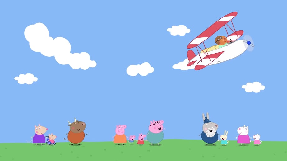 Peppa Pig por el Día Internacional del Piloto Agrícola