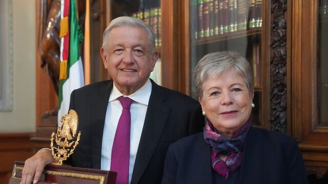 AMLO y Alicia Bárcena