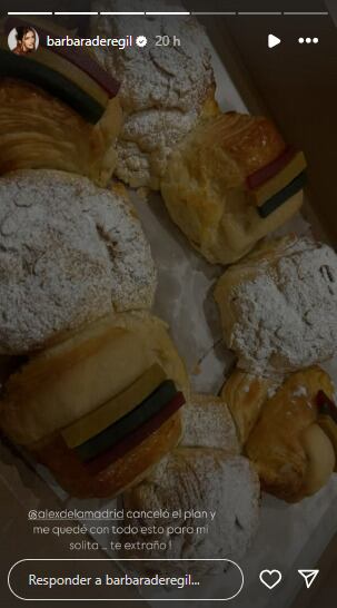 Bárbara de Regil lista para romper la dieta con una Rosca de Reyes