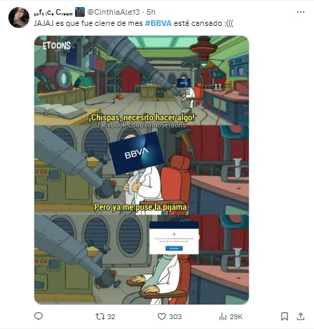 Memes por la caída de BBVA