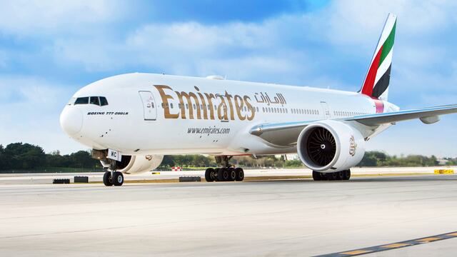 Avión de Emirates