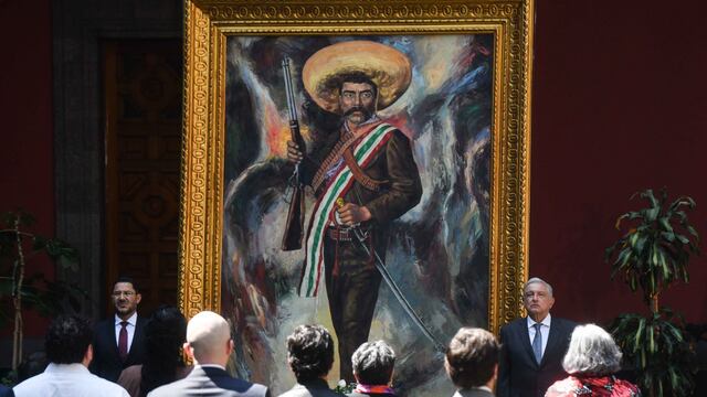 Andrés Manuel López Obrador, presidente de México en el 105 aniversario luctuoso de Emiliano Zapata