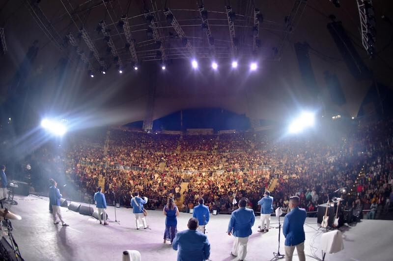Los Ángeles Azules en concierto