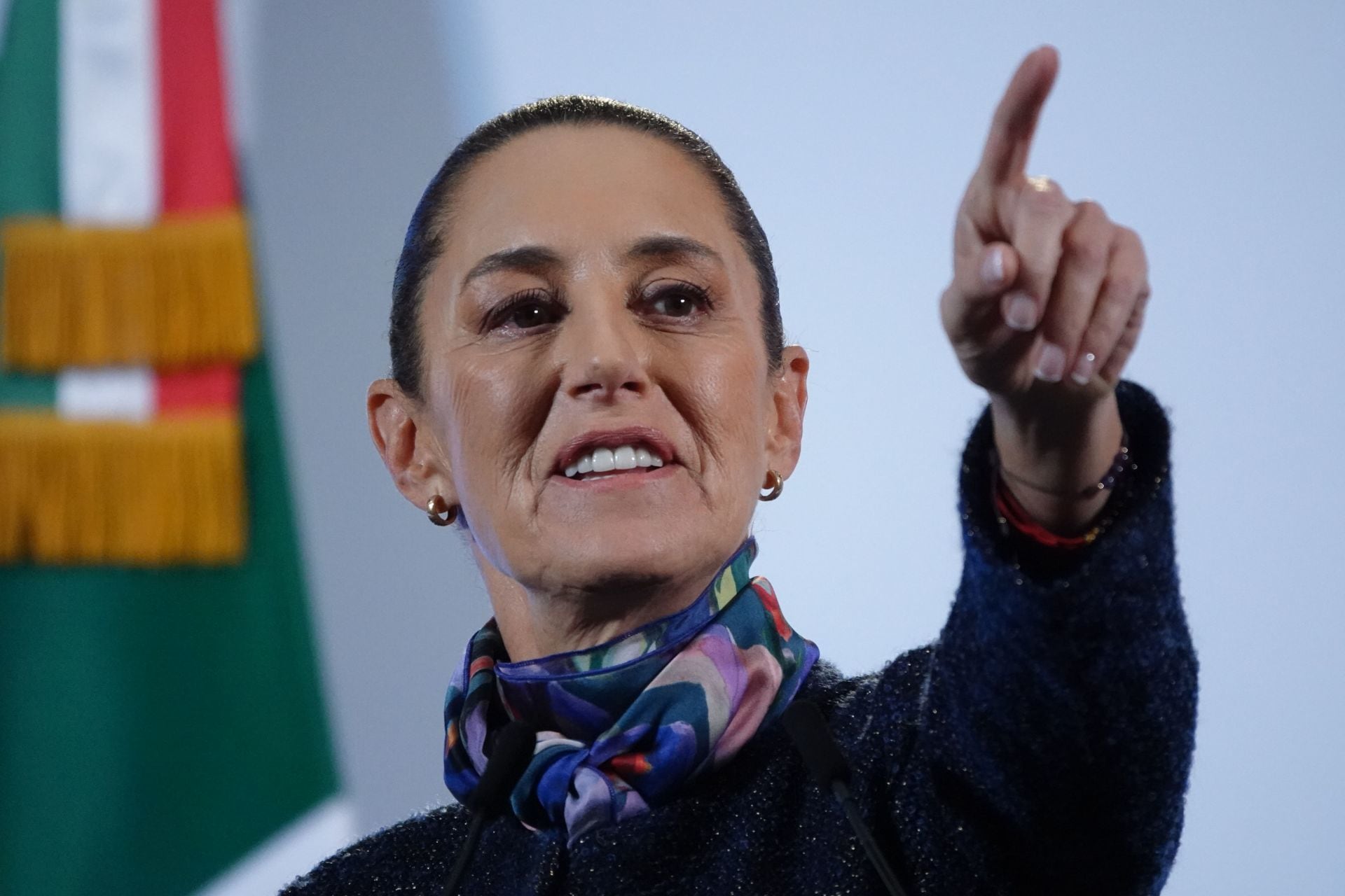Claudia Sheinbaum en conferencia mañanera del 28 de noviembre