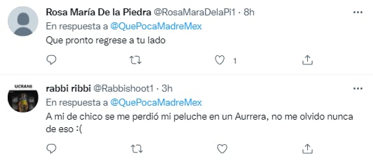 Reacciones al niño que perdió su oso de peluche