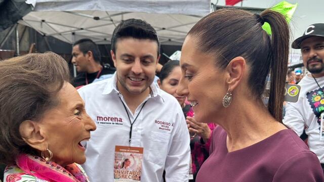 Ifigenia Martínez y Claudia Sheinbaum