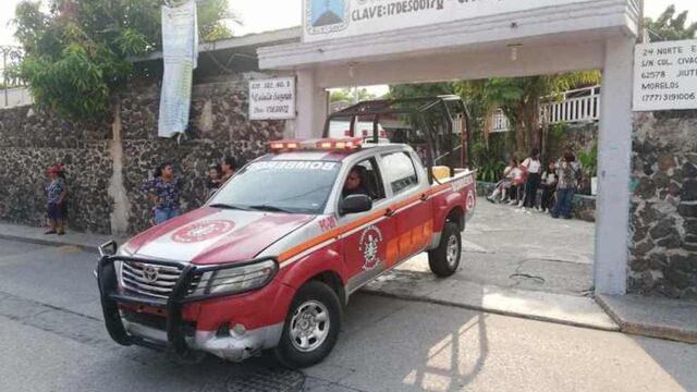 Los hechos ocurrieron en una secundaria ubicada en la colonia Civac de Jiutepec, Morelos.