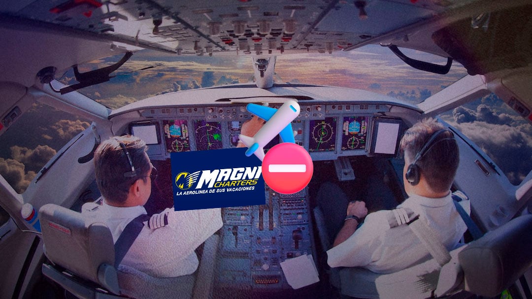 Pilotos de Magnicharters suspenden vuelos por adeudo de viáticos