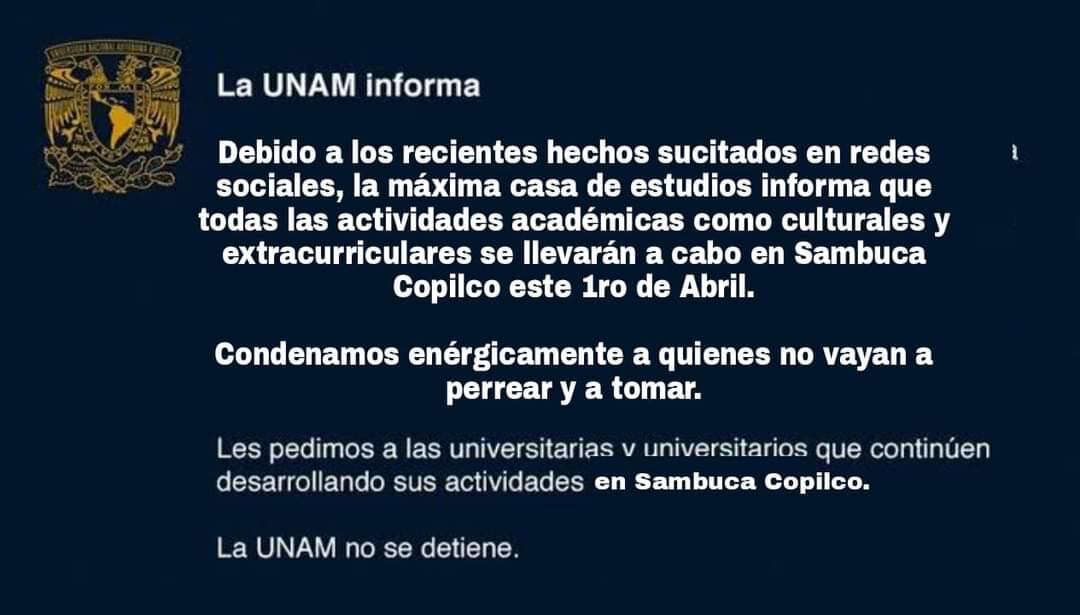Memes por inauguración del bar Sambuca Copilco
