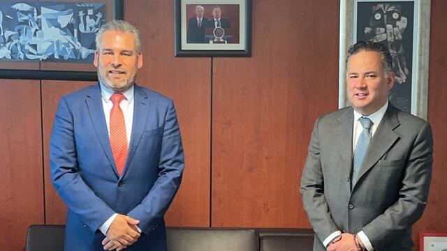 Alfredo Ramírez Bedolla y Santiago Nieto