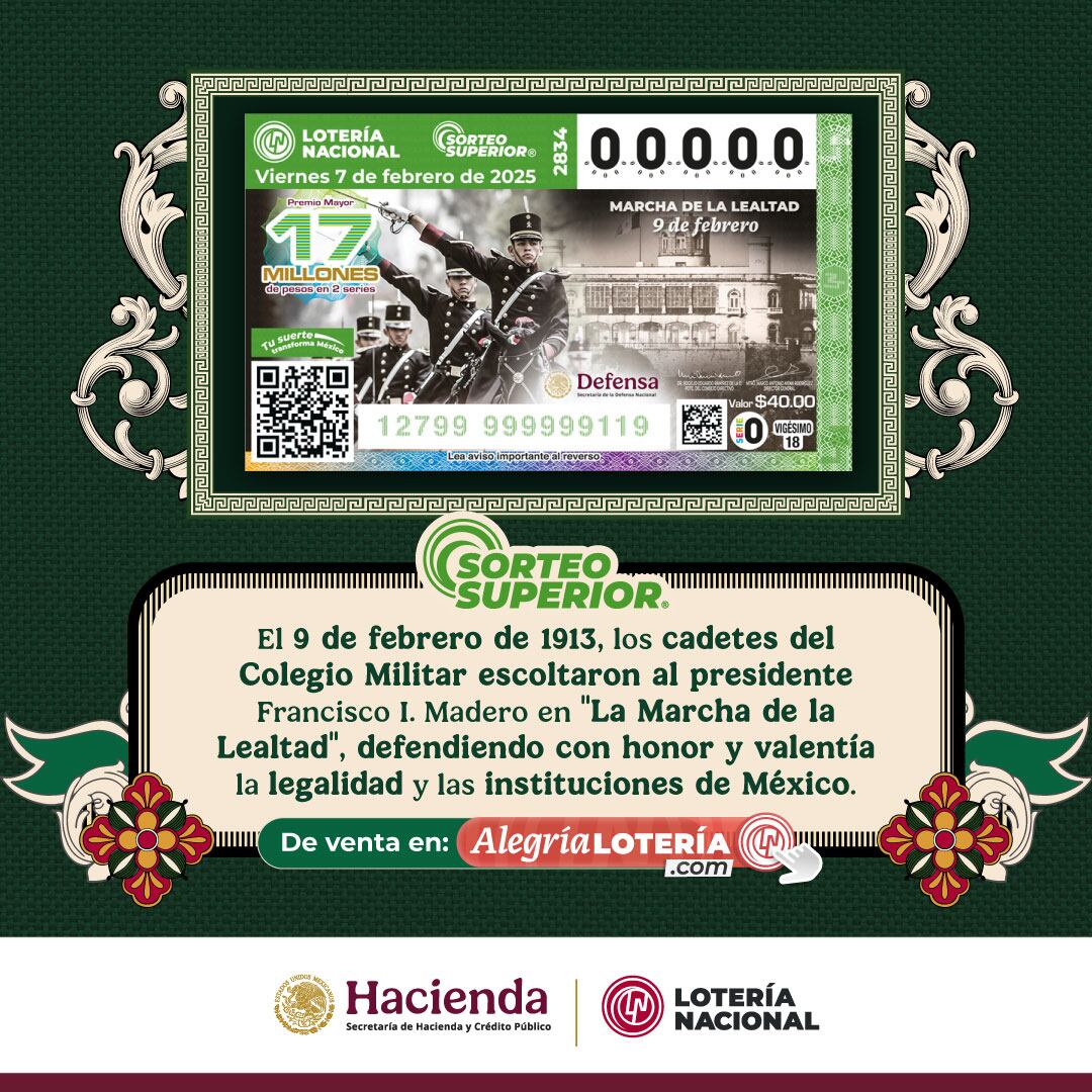 Resultados Sorteo Superior 2834 de Lotería Nacional: Estos son los números ganadores