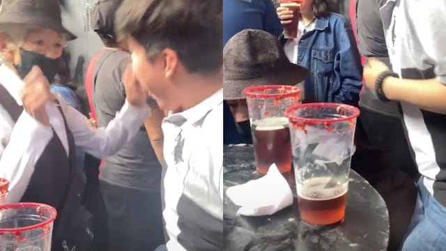 Adulta mayor en baile de perreo