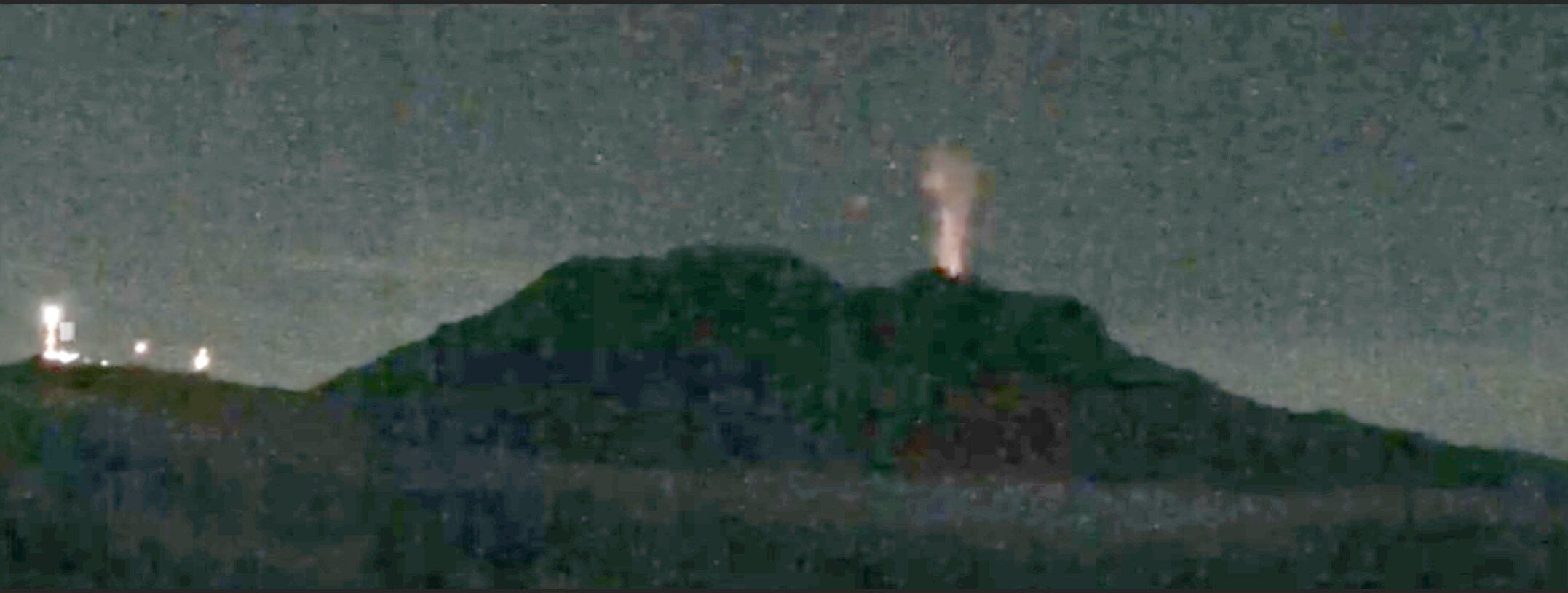 Explosión del Iztaccíhuatl.