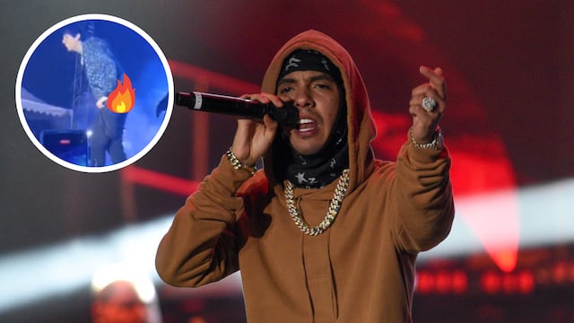 Natanael Cano se queda en calzones en pleno concierto y enloquece a sus fans.