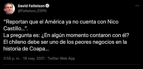 David Faitelson habló sobre la salida de Nicolás Castillo