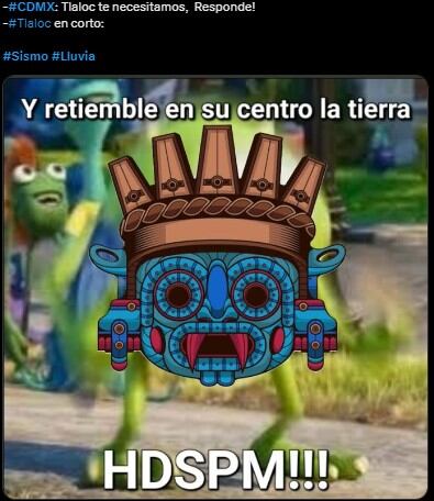 MEMES SISMO Y LLUVIA EN CDMX