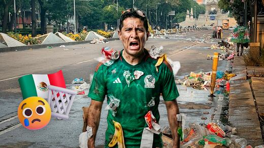 Los festejos por México vs Corea del Sur dejaron 40 toneladas de basura en CDMX