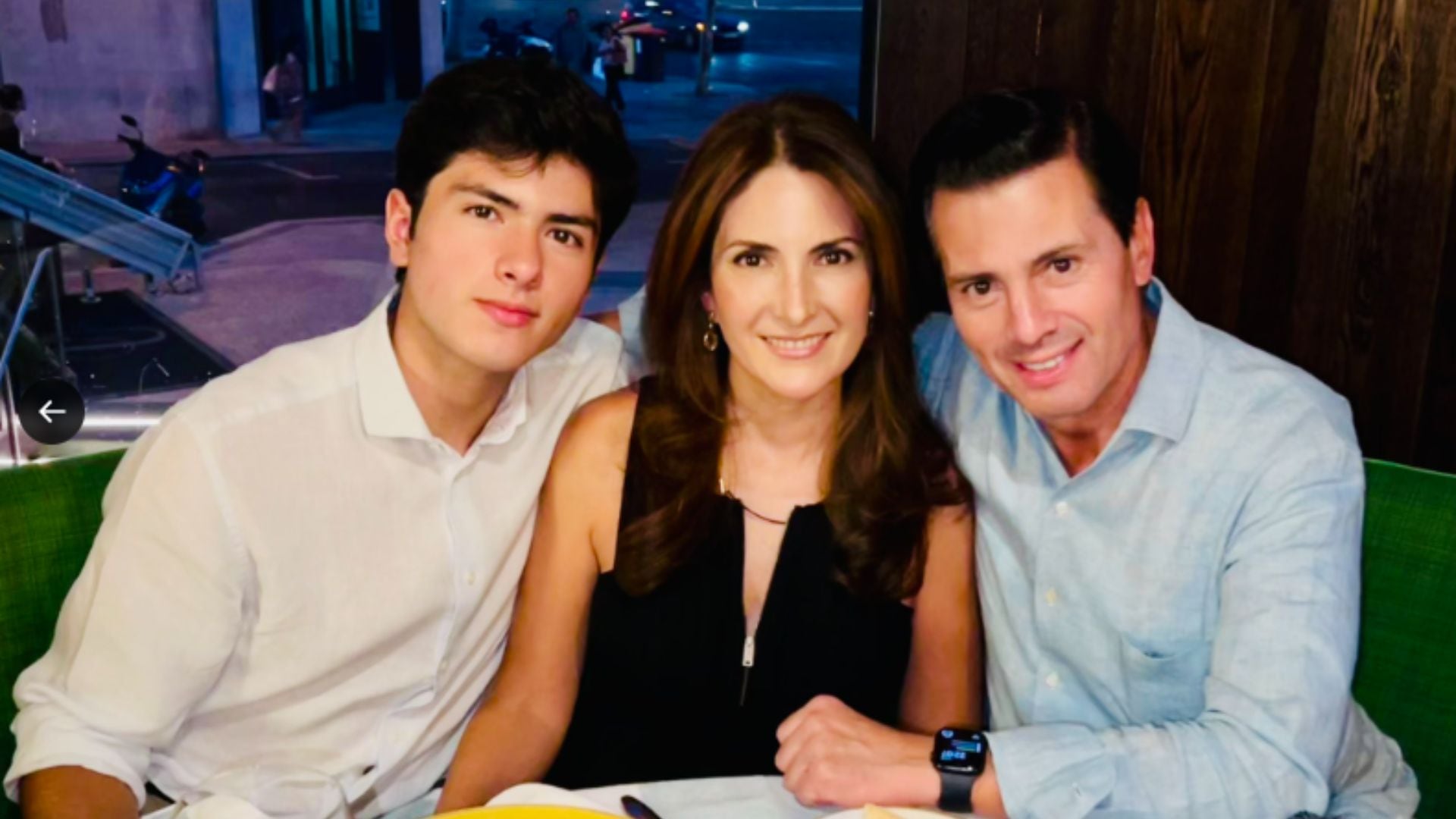 Diego Peña Díaz cumple 20 años junto a Enrique Peña Nieto y Maritza Díaz