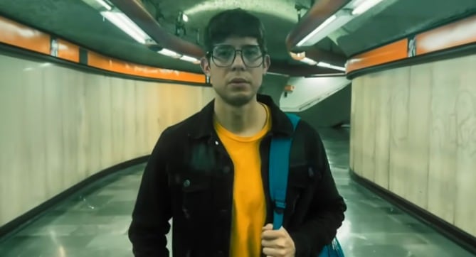 Corto Vampiro Leyenda de la Línea 7 del Metro CDMX