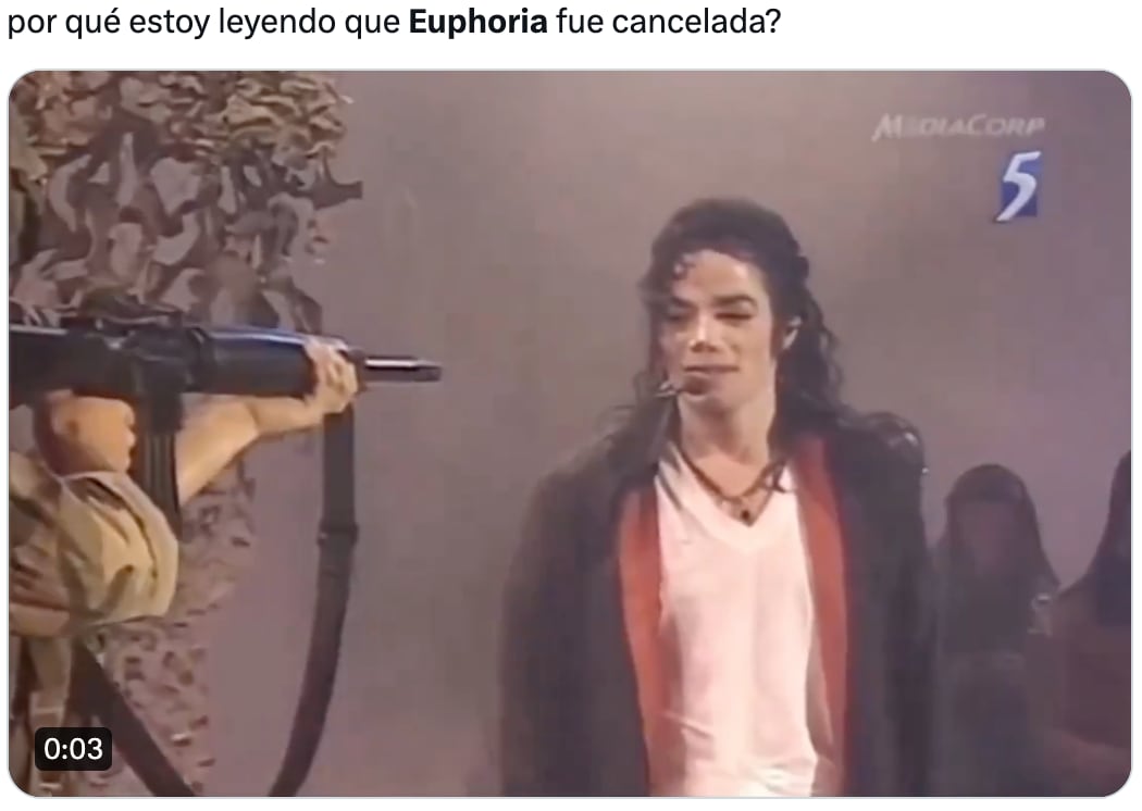 Rumores de la cancelación de Euphoria, provocan memes