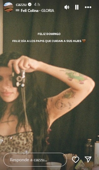 Cazzu manda mensaje por Día del Padre 2025