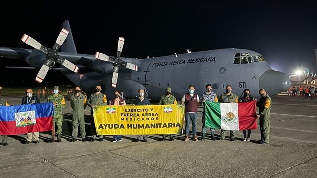 Ayuda humanitaria de México a Haití