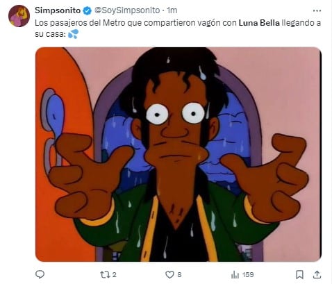Memes de Luna Bella por su video de contenido sexual en Metro CDMX