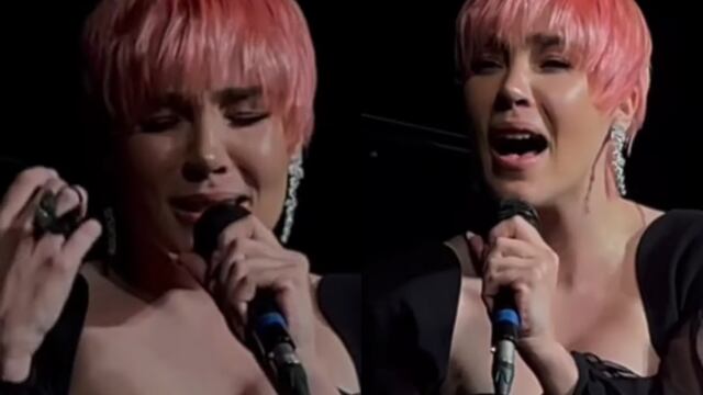 Belinda interpreta canción de Luis Miguel.