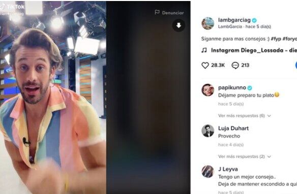 Le coquetean a Lambda García