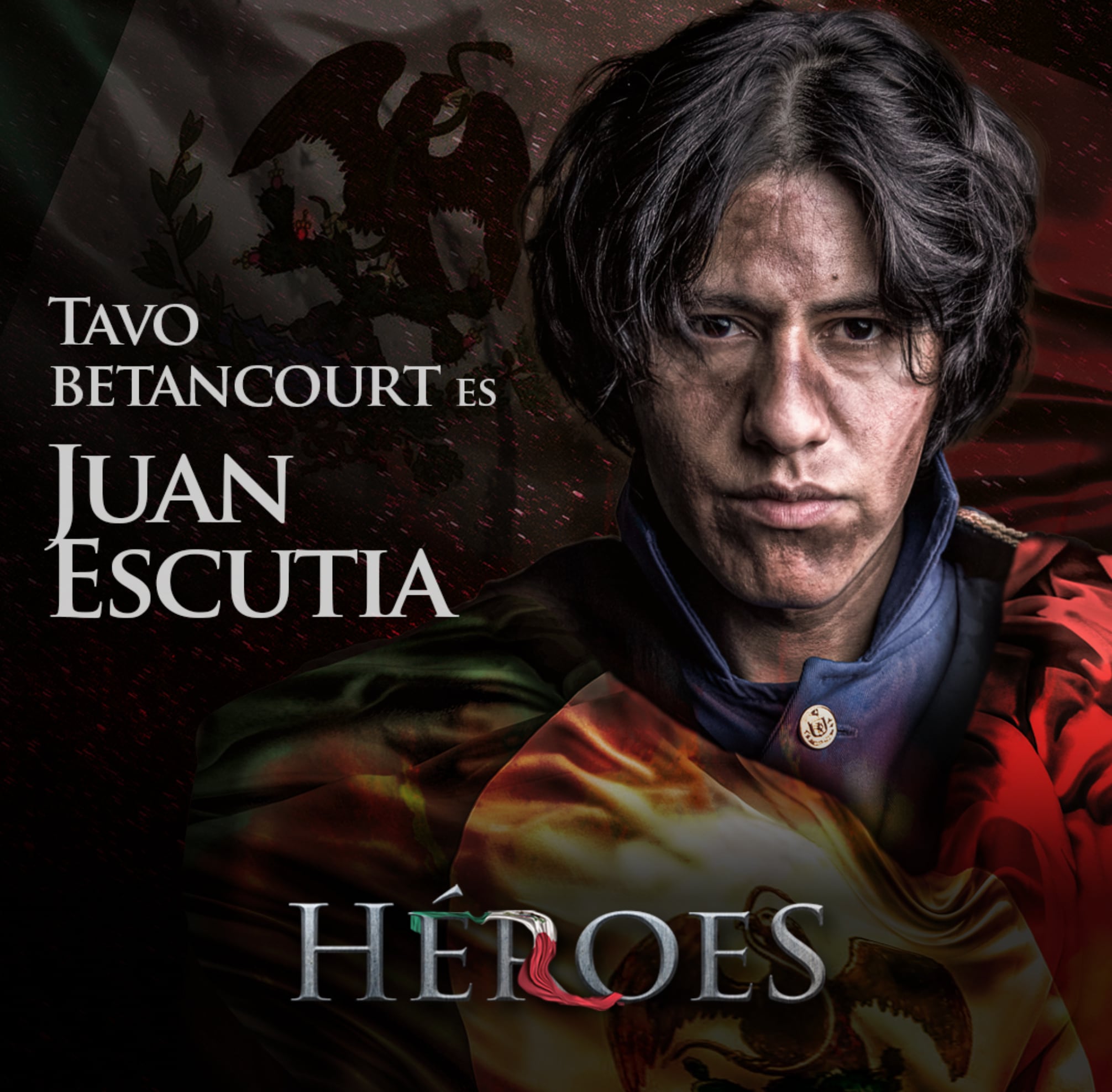 Tavo Betancourt en la película Héroes