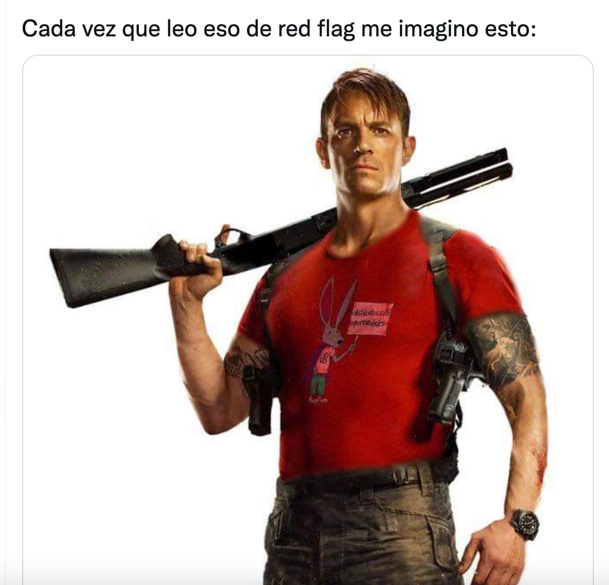Memes sobre el emoji de red flag