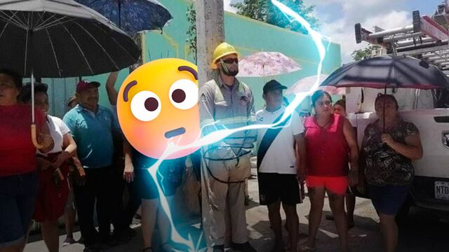 Fue suspendido el trabajador de la CFE amarrado a poste de luz en Yucatán