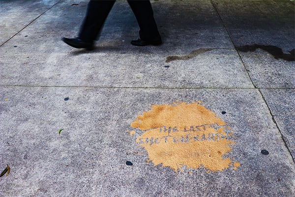 Mancha dorada encontrada en la CDMX