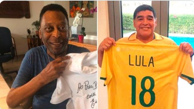 Maradona y Pelé