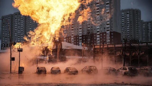 Ataque ruso contra Kiev y Járkiv