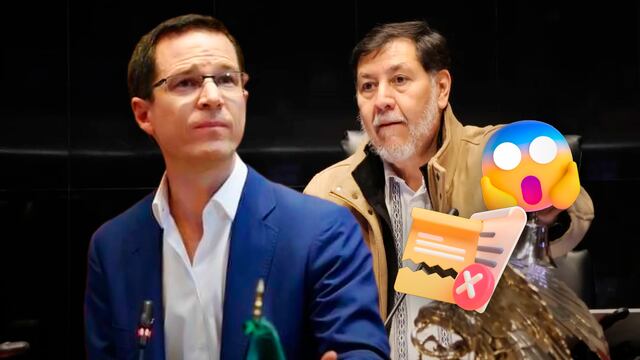 Ricardo Anaya y Gerardo Fernández Noroña se pelean en la Cámara de Senadores