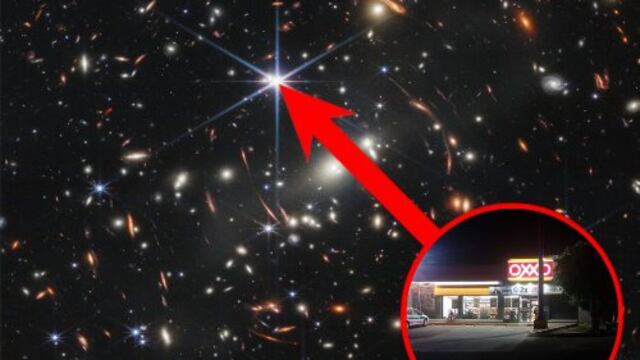 Oxxo: meme del telescopio James Webb