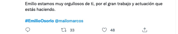 Defienden a Emilio Osorio por su actuación.