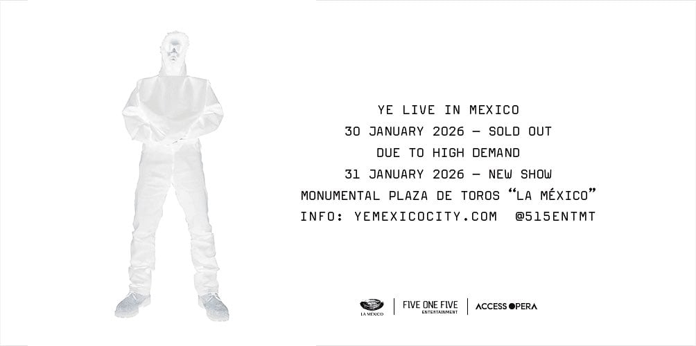 Nueva fecha de Kanye West en México 2026