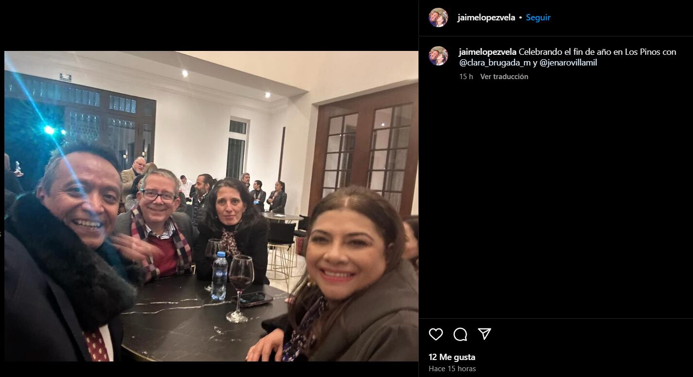 Morena celebra Fin de año en Los Pinos