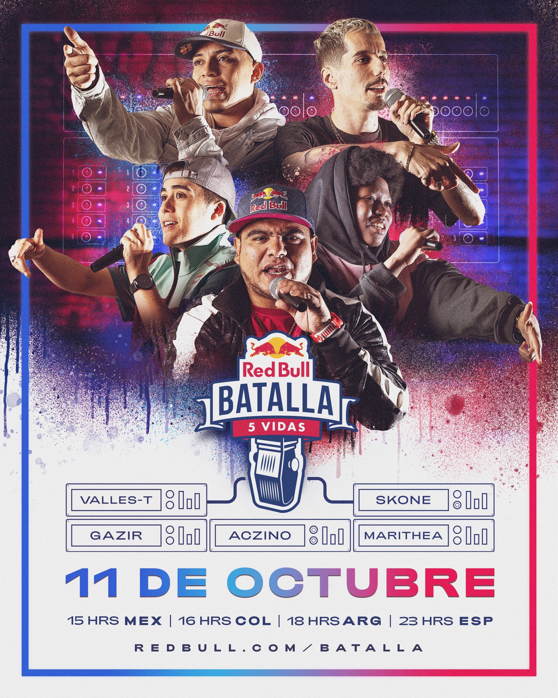 Red Bull Batalla 5 vidas