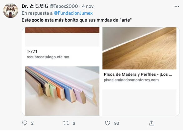 Comentario por obra exhibida en Museo Jumex