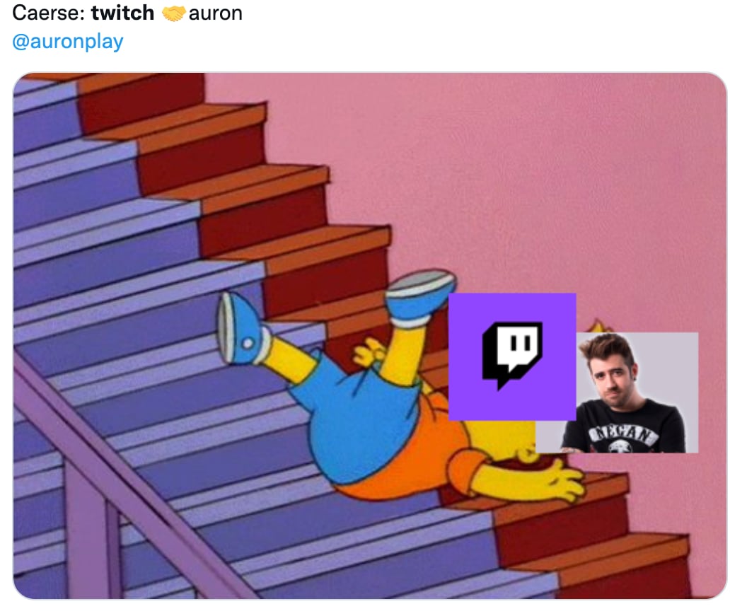 Memes y streamers se burlan de la caída de Twitch